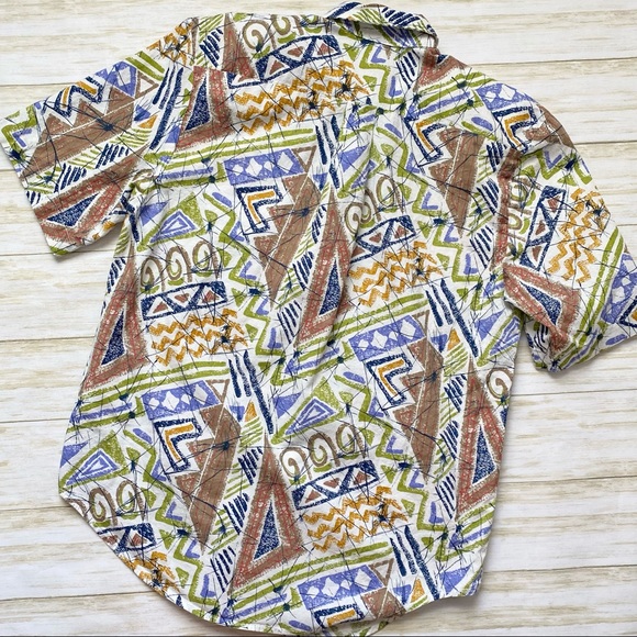 Vintage 1980’s Funky Print Shirt - Picture 2 of 8